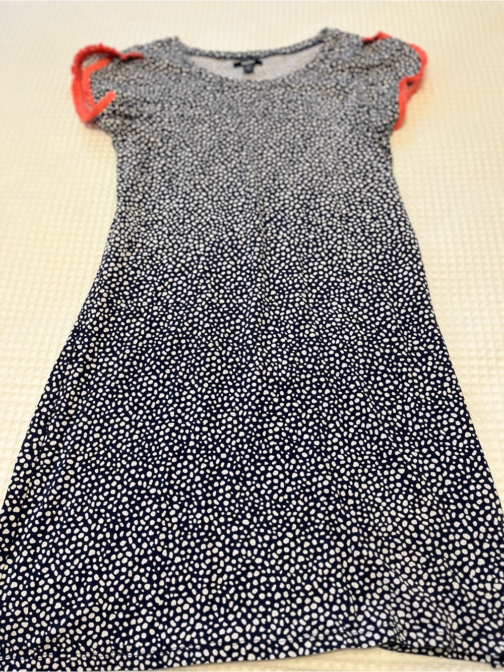 Hatley Navy Blue and White Polka Dot Dress